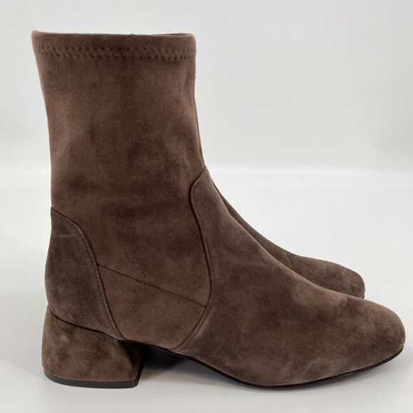 Gentle Souls by Kenneth Cole Emily Boot Size 7.5M Brown Shitake Suede Leather - Picture 2 of 16